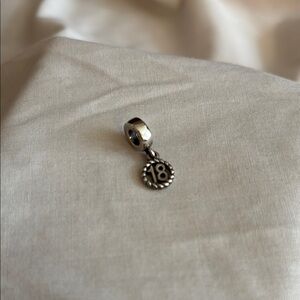Pandora Silver 18 Charm Pendant